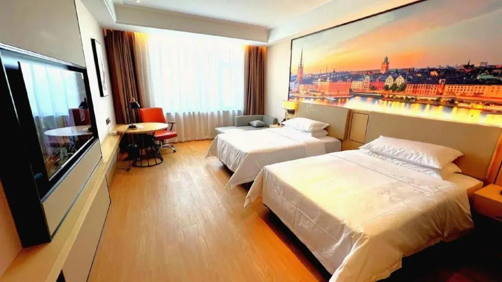 Bed in Vienna Hotel Qinghai Dachaidan