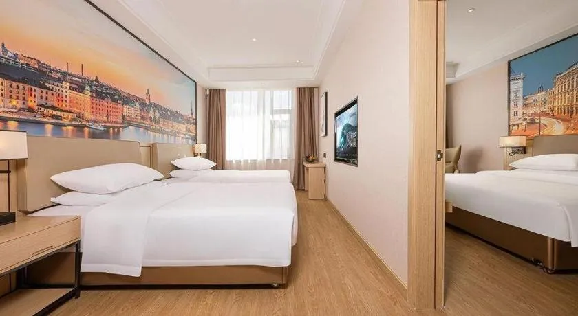 Bed in Vienna Hotel Qinghai Dachaidan