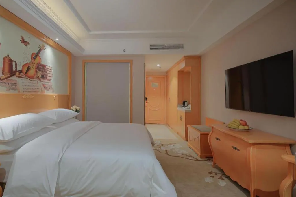 Bed in Vienna Hotel Qinghai Dachaidan