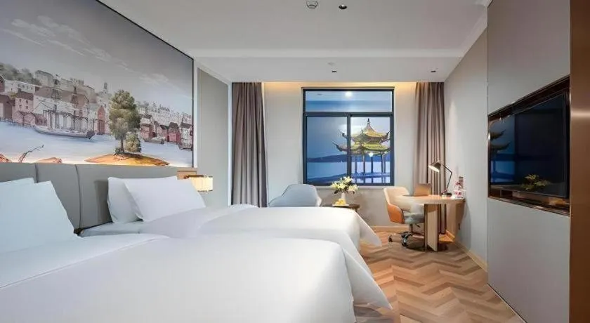 Bed in Vienna Hotel Hangzhou East Railway Station West Square