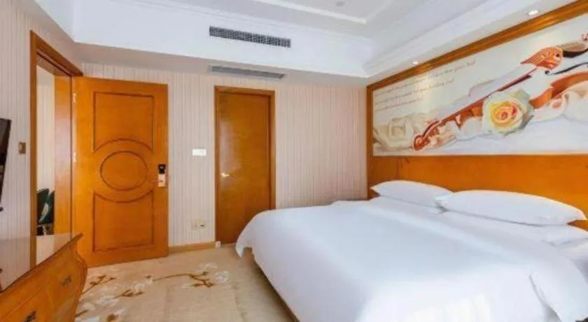 Bed in Vienna Hotel Hebei Hengshui High-Speed Railway Station