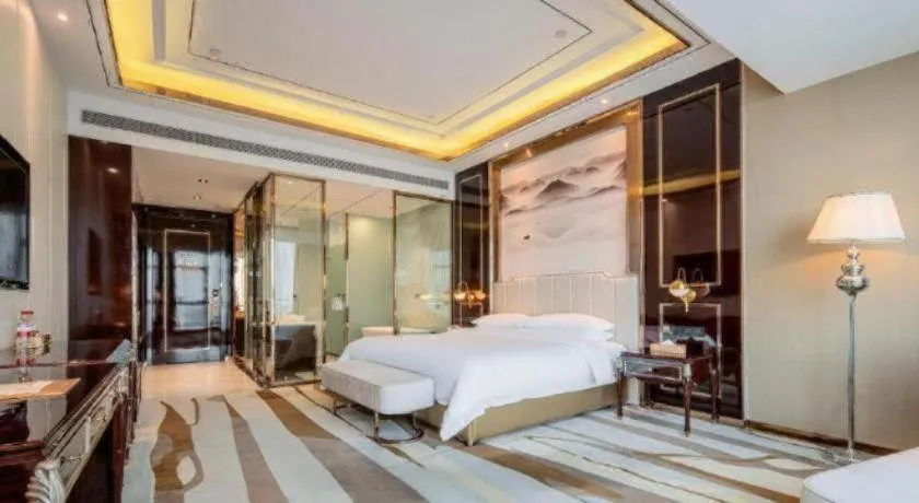 Bed in Venus Resort and Restaurant Changsha Songya Lake Weilai Mancheng