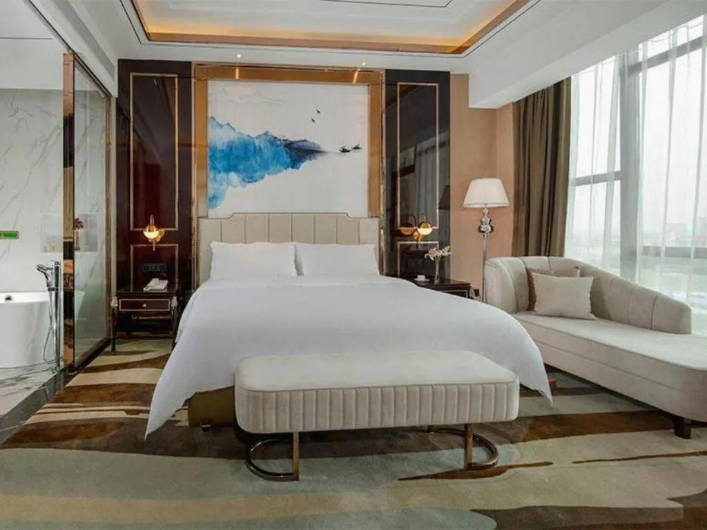 Bed in Venus Resort and Restaurant Changsha Songya Lake Weilai Mancheng