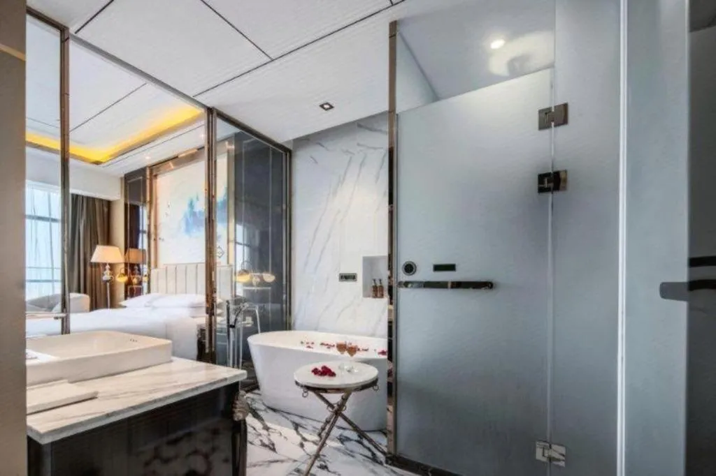 Bed in Venus Resort and Restaurant Changsha Songya Lake Weilai Mancheng