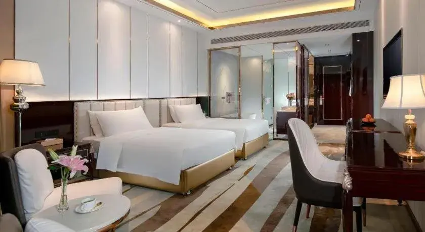 Bed in Venus Resort and Restaurant Changsha Songya Lake Weilai Mancheng Bed in Venus Resort and Restaurant Changsha Songya Lake Weilai Mancheng