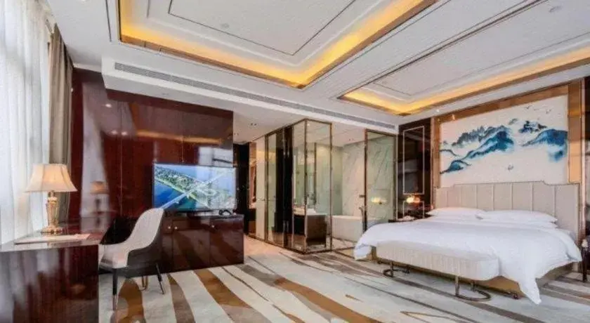 Bed in Venus Resort and Restaurant Changsha Songya Lake Weilai Mancheng Bed in Venus Resort and Restaurant Changsha Songya Lake Weilai Mancheng