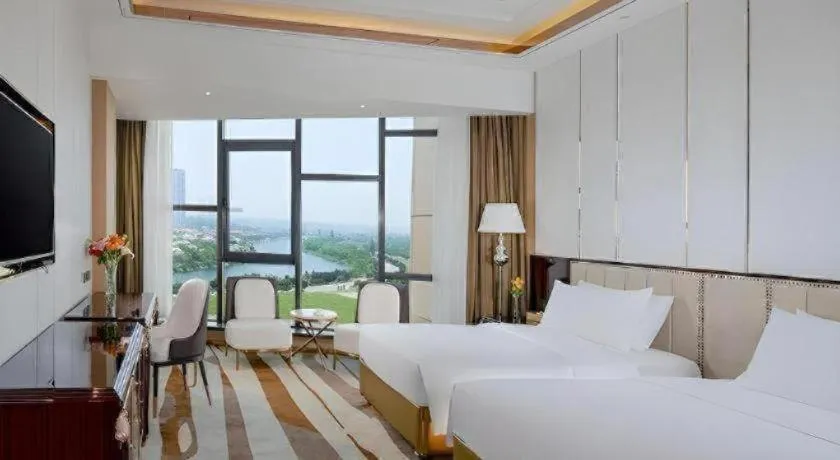 Bed in Venus Resort and Restaurant Changsha Songya Lake Weilai Mancheng