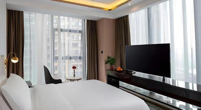Bed in Venus Resort and Restaurant Changsha Songya Lake Weilai Mancheng