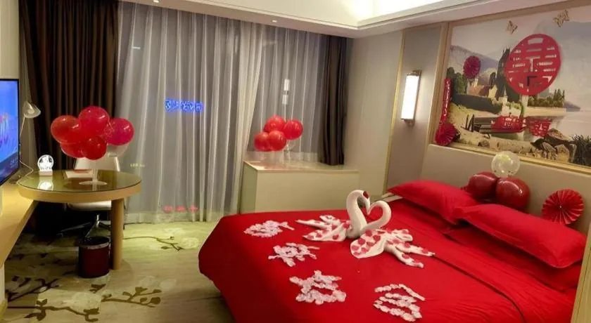 Bed in Vienna Hotel Guangdong Shantou Chaoyang Heping