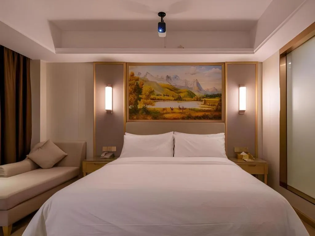 Bed in Vienna Hotel Guangdong Shantou Chaoyang Heping