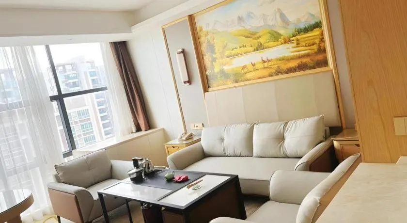 Bed in Vienna Hotel Guangdong Shantou Chaoyang Heping