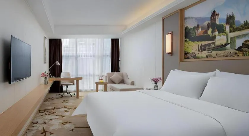 Bed in Vienna Hotel Guangdong Shantou Chaoyang Heping