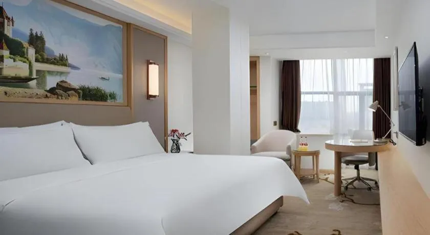 Bed in Vienna Hotel Guangdong Shantou Chaoyang Heping