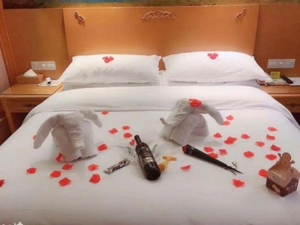 Bed in Vienna Hotel Tianjin Zhongbei Town