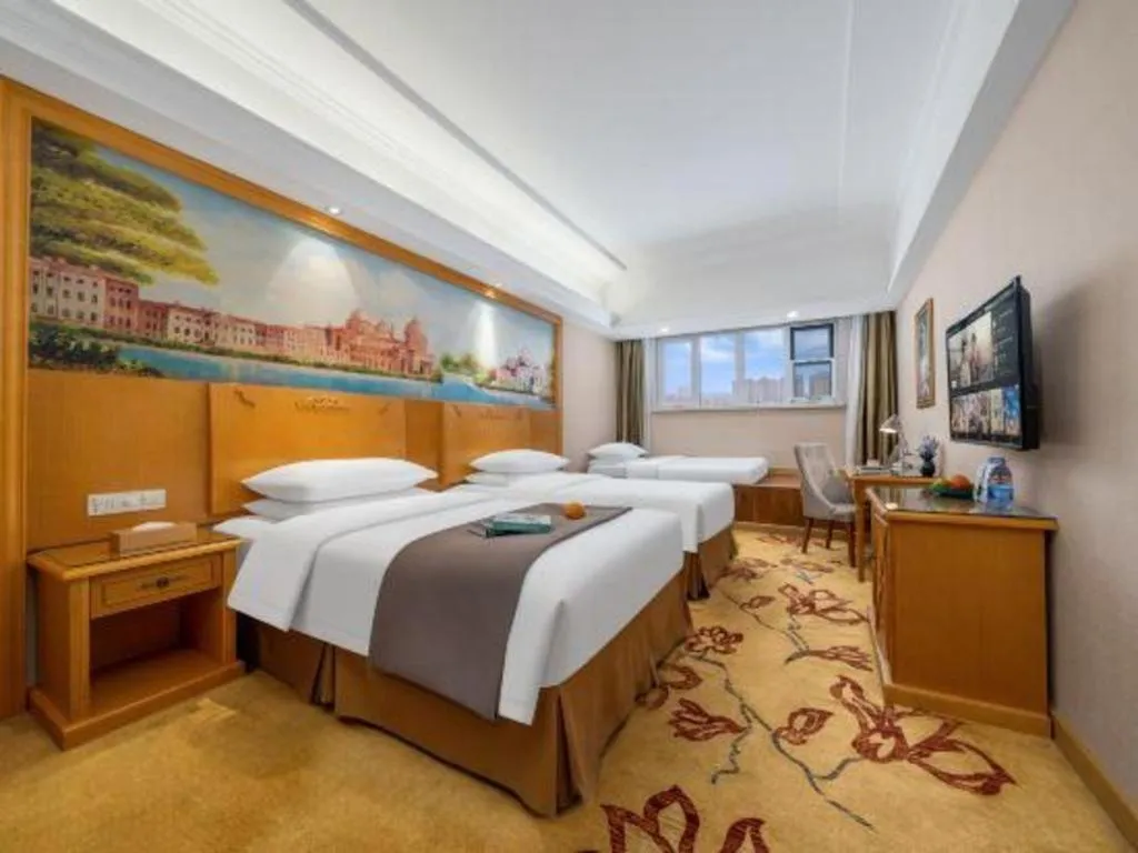 Bed in Vienna Hotel Tianjin Zhongbei Town