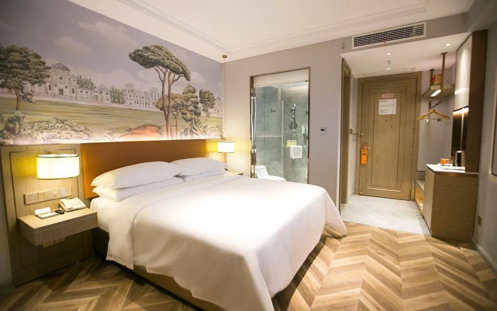 Bed in Vienna Hotel Jinan Beiyuan Street Red Star Macalline