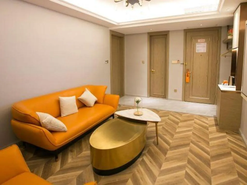 Bed in Vienna Hotel Jinan Beiyuan Street Red Star Macalline