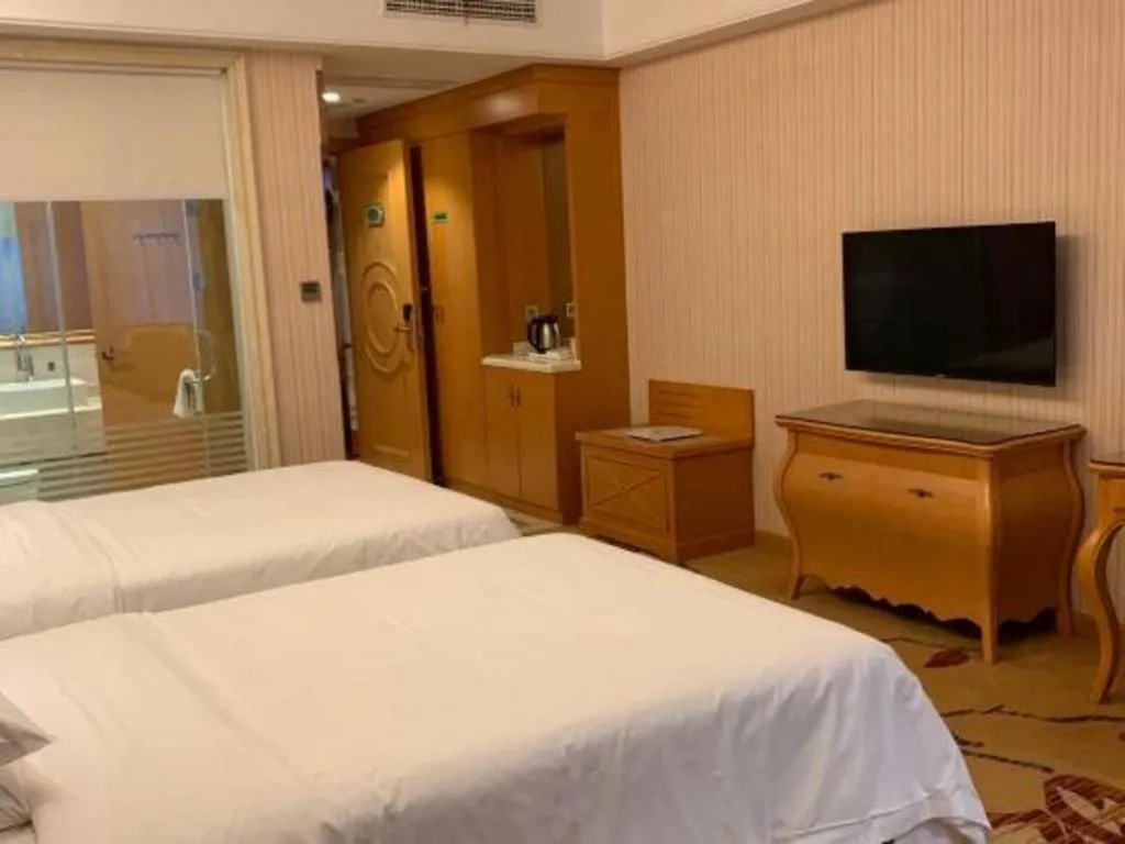 Bed in Vienna Hotel Wuhan Hankou North Avenue Sijimei Farmers Market