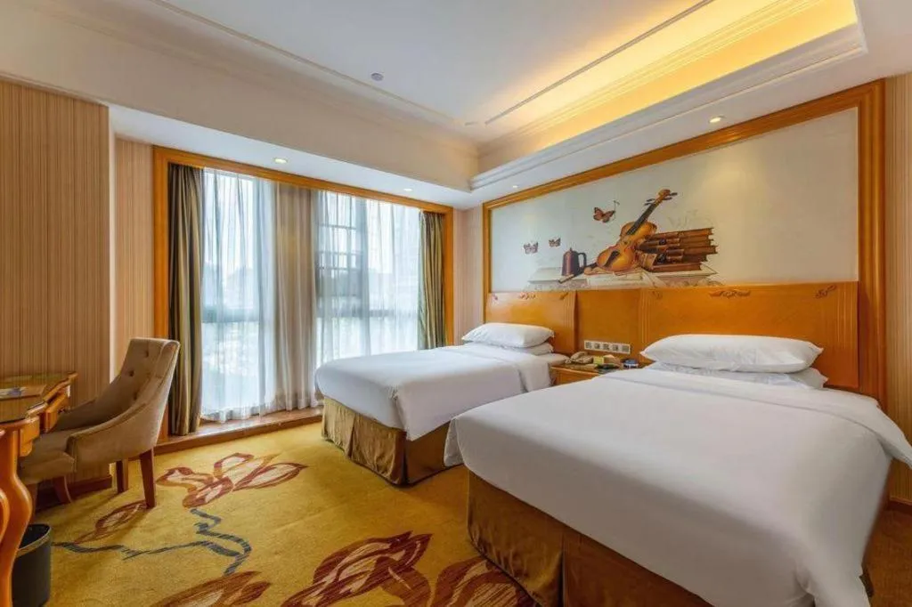 Bed in Vienna Hotel Wuhan Hankou North Avenue Sijimei Farmers Market