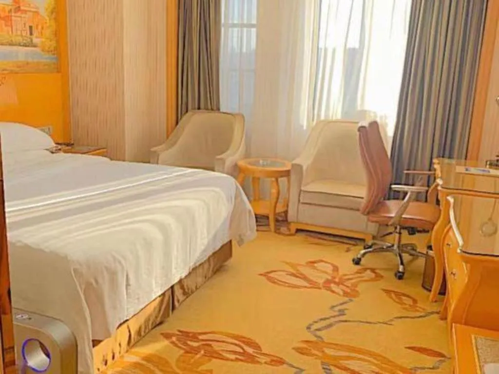 Bed in Vienna Hotel Wuhan Hankou North Avenue Sijimei Farmers Market