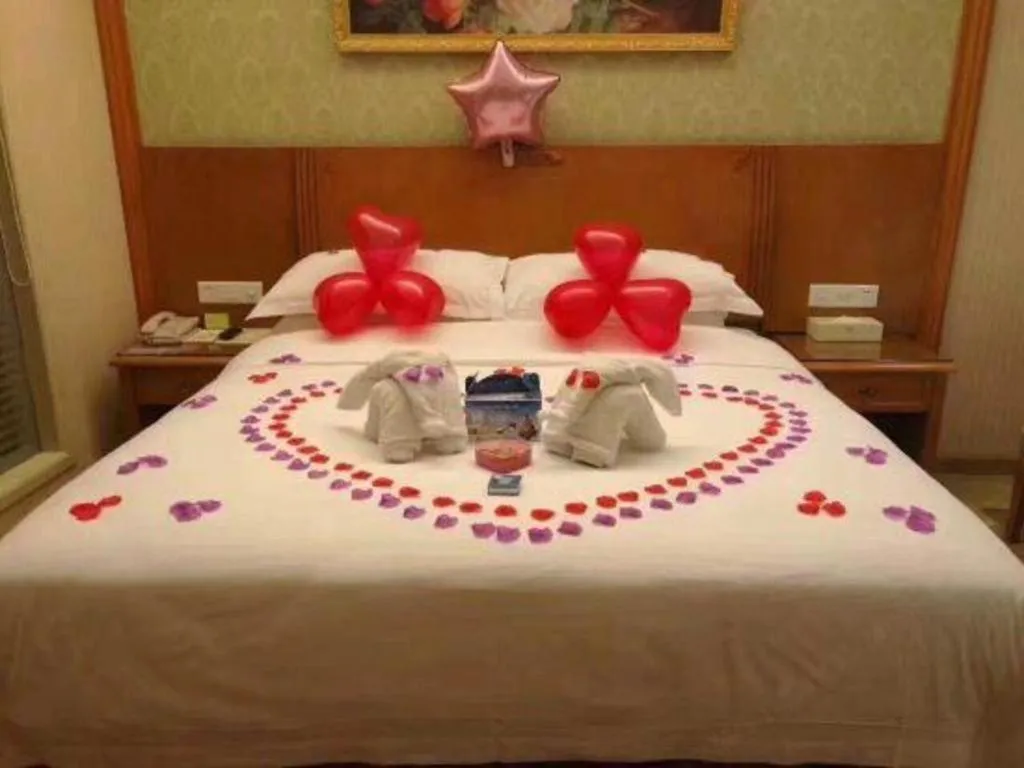 Bed in Vienna Hotel Wuhan Hankou North Avenue Sijimei Farmers Market