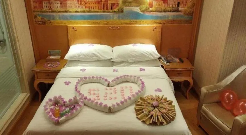 Bed in Vienna Hotel Wuhan Hankou North Avenue Sijimei Farmers Market