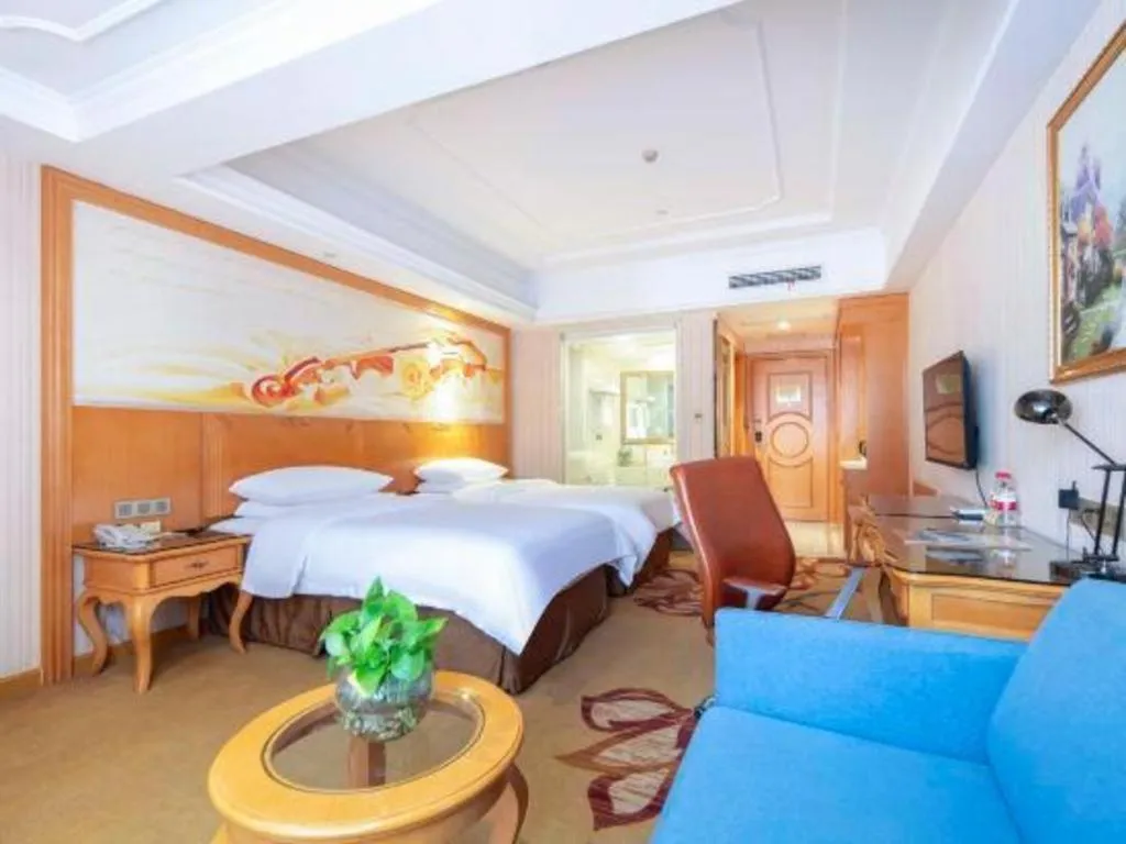 Bed in Vienna Hotel Wuhan Hankou North Avenue Sijimei Farmers Market