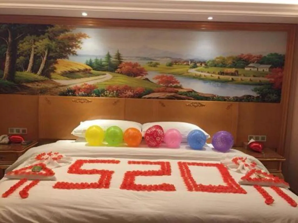 Bed in Vienna Hotel Wuhan Hankou North Avenue Sijimei Farmers Market
