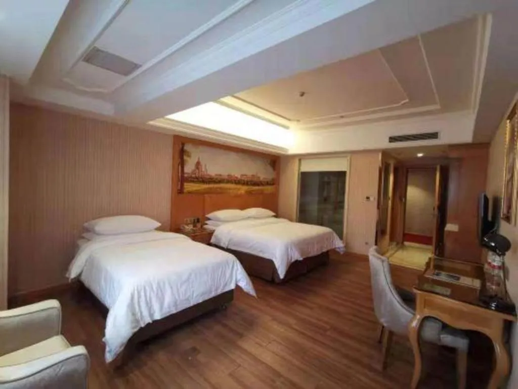 Bed in Vienna Hotel Wuhan Hankou North Avenue Sijimei Farmers Market