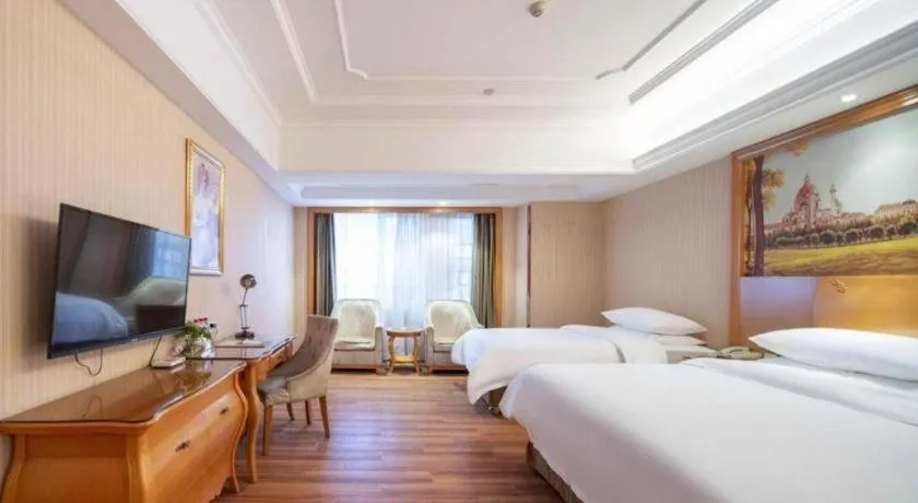 Bed in Vienna Hotel Wuhan Hankou North Avenue Sijimei Farmers Market