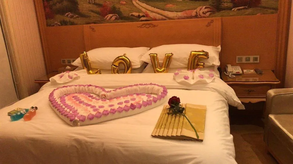 Bed in Vienna Hotel Wuhan Hankou North Avenue Sijimei Farmers Market