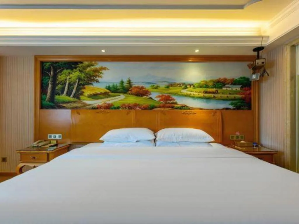 Bed in Vienna Hotel Wuhan Hankou North Avenue Sijimei Farmers Market