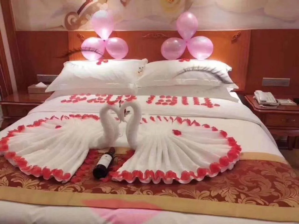 Bed in Vienna Hotel Wuhan Hankou North Avenue Sijimei Farmers Market