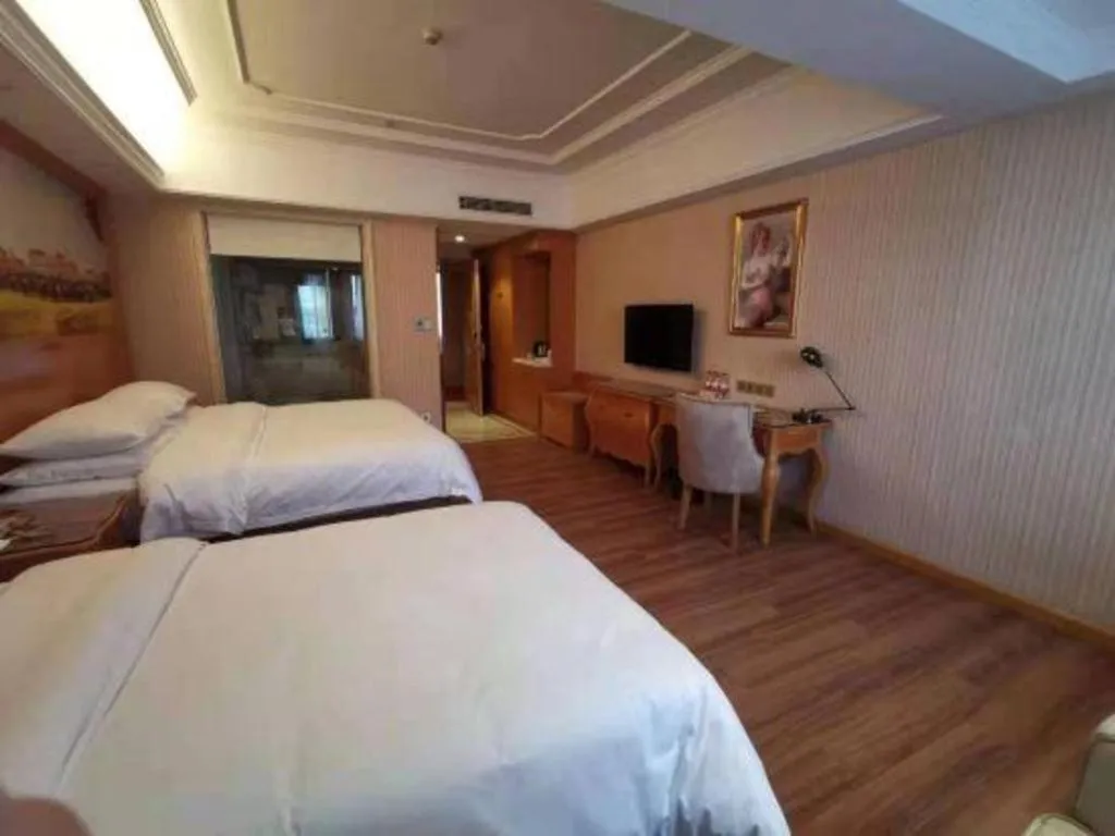 Bed in Vienna Hotel Wuhan Hankou North Avenue Sijimei Farmers Market