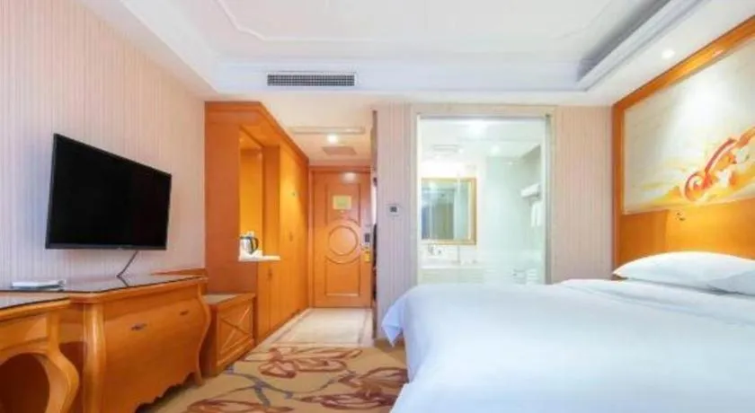 Bed in Vienna Hotel Wuhan Hankou North Avenue Sijimei Farmers Market