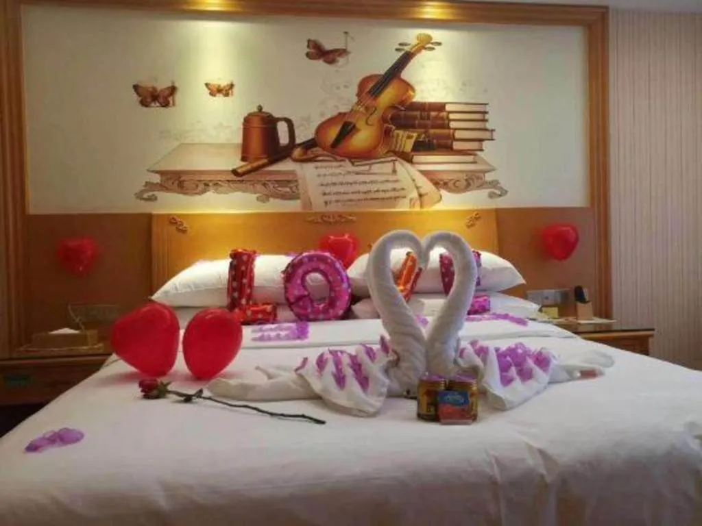 Bed in Vienna Hotel Wuhan Hankou North Avenue Sijimei Farmers Market