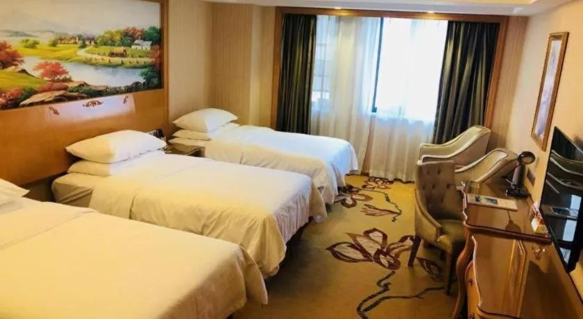Bed in Vienna Hotel Wuhan Hankou North Avenue Sijimei Farmers Market
