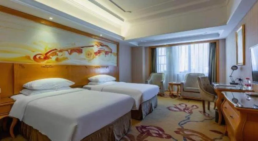 Bed in Vienna Hotel Wuhan Hankou North Avenue Sijimei Farmers Market
