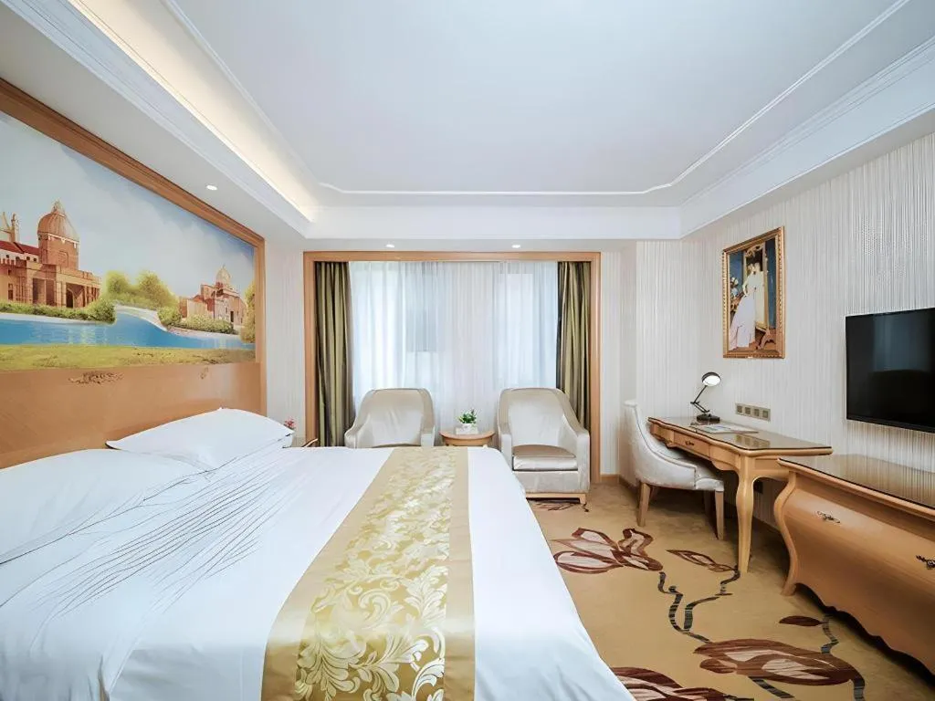 Bed in Vienna Hotel Wuhan Hankou North Avenue Sijimei Farmers Market
