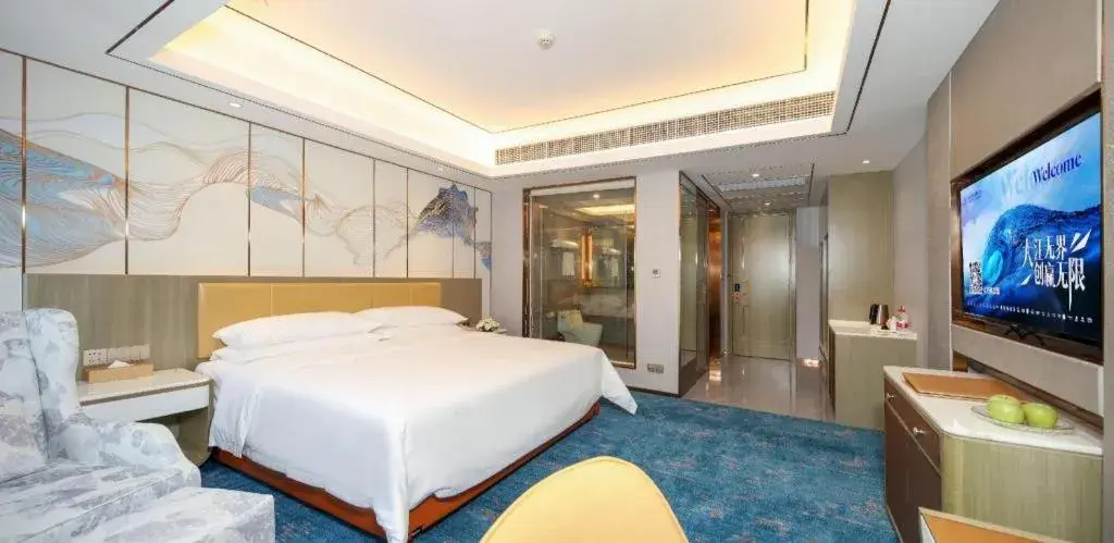 Bed in Venus Royal Hotel Guangxi Wuzhou Sanqicheng Meiguihu Park Bed in Venus Royal Hotel Guangxi Wuzhou Sanqicheng Meiguihu Park