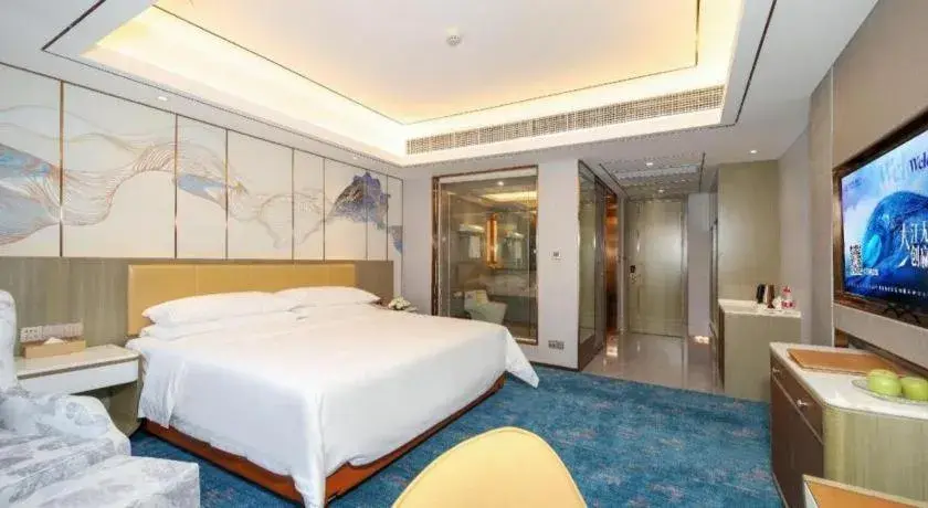 Bed in Venus Royal Hotel Guangxi Wuzhou Sanqicheng Meiguihu Park Bed in Venus Royal Hotel Guangxi Wuzhou Sanqicheng Meiguihu Park