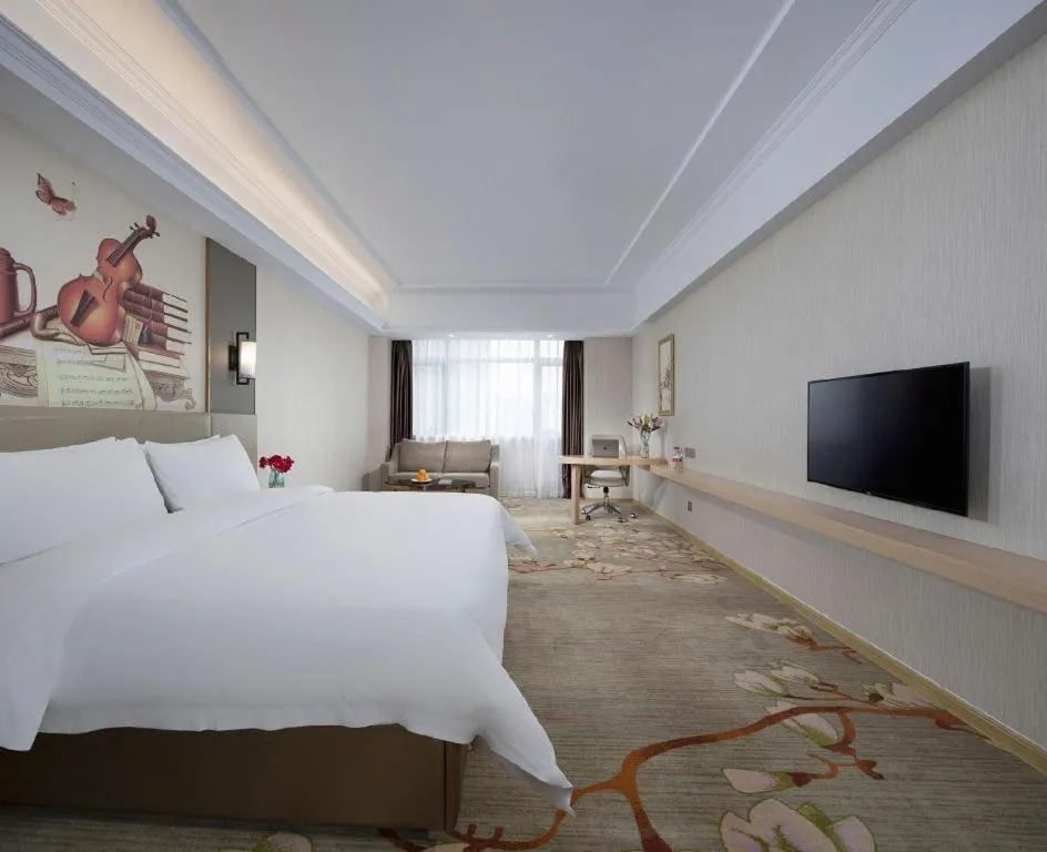 Bed in Vienna Hotel Anhui Taihe Baitai Xingma International