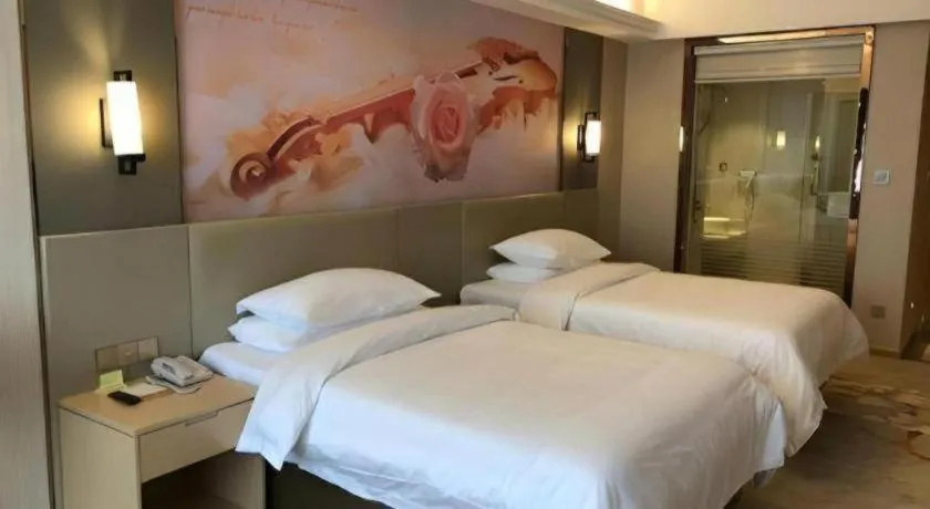 Bed in Vienna Hotel Anhui Taihe Baitai Xingma International