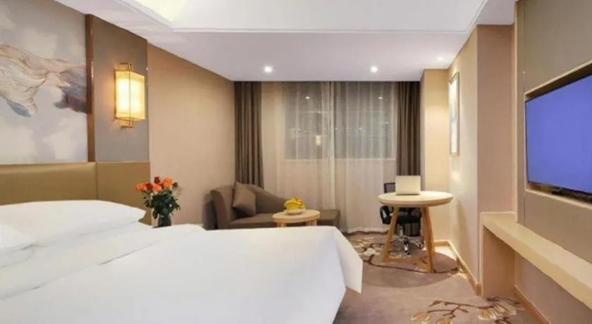 Bed in Vienna Hotel Anhui Taihe Baitai Xingma International