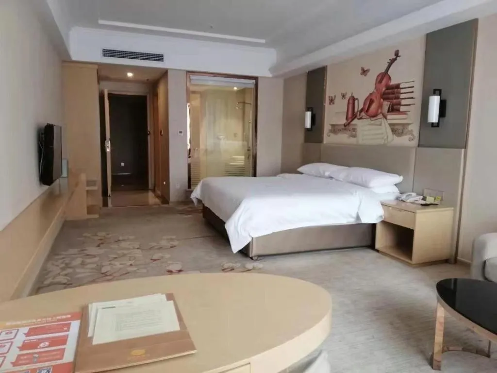 Bed in Vienna Hotel Anhui Taihe Baitai Xingma International