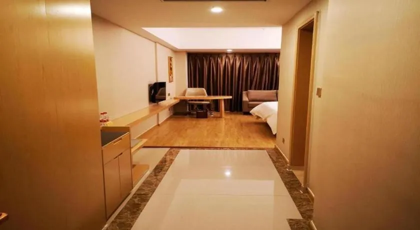 Bed in Vienna Hotel Anhui Taihe Baitai Xingma International