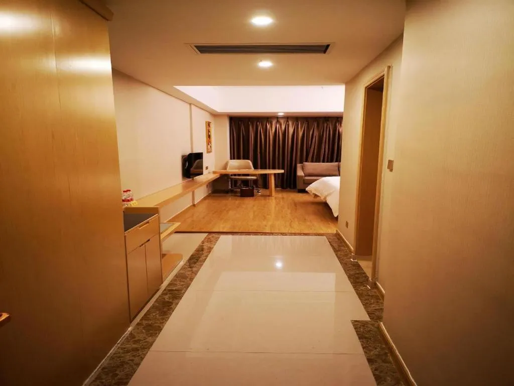 Bed in Vienna Hotel Anhui Taihe Baitai Xingma International