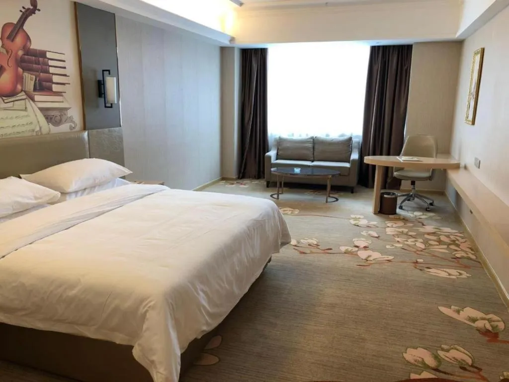 Bed in Vienna Hotel Anhui Taihe Baitai Xingma International