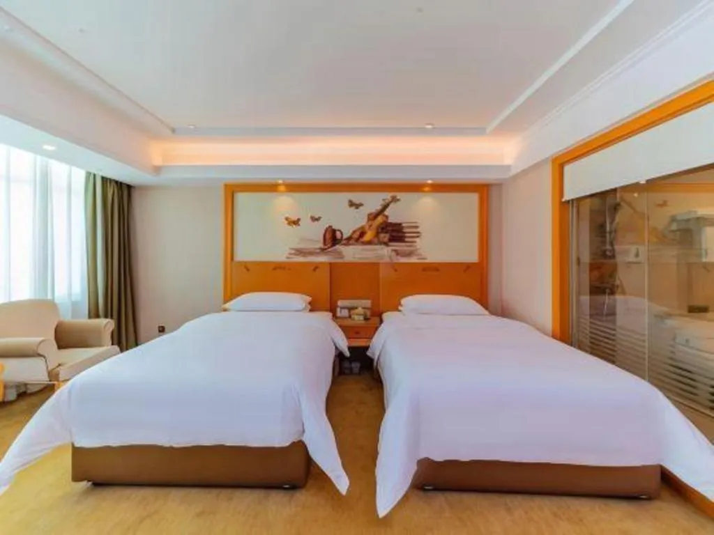 Bed in Vienna Hotel Guangdong Boluo Fu Mountain Scenic Spot