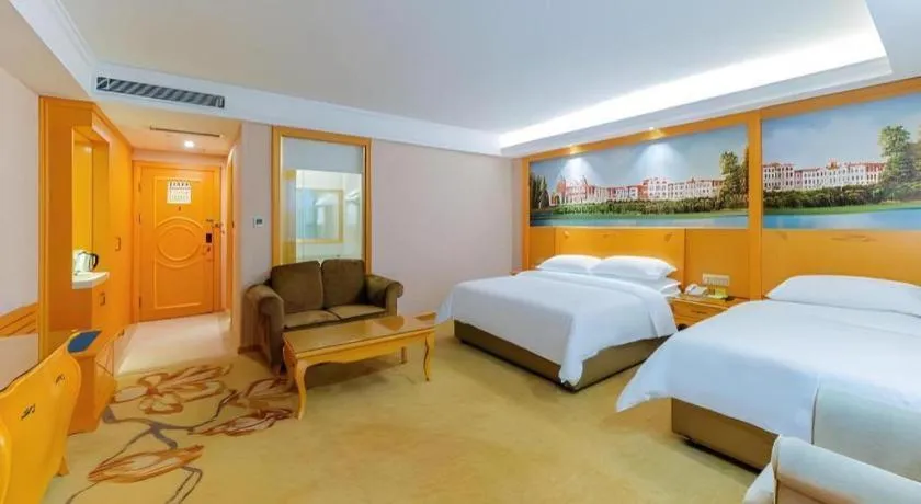 Bed in Vienna Hotel Guangdong Boluo Fu Mountain Scenic Spot